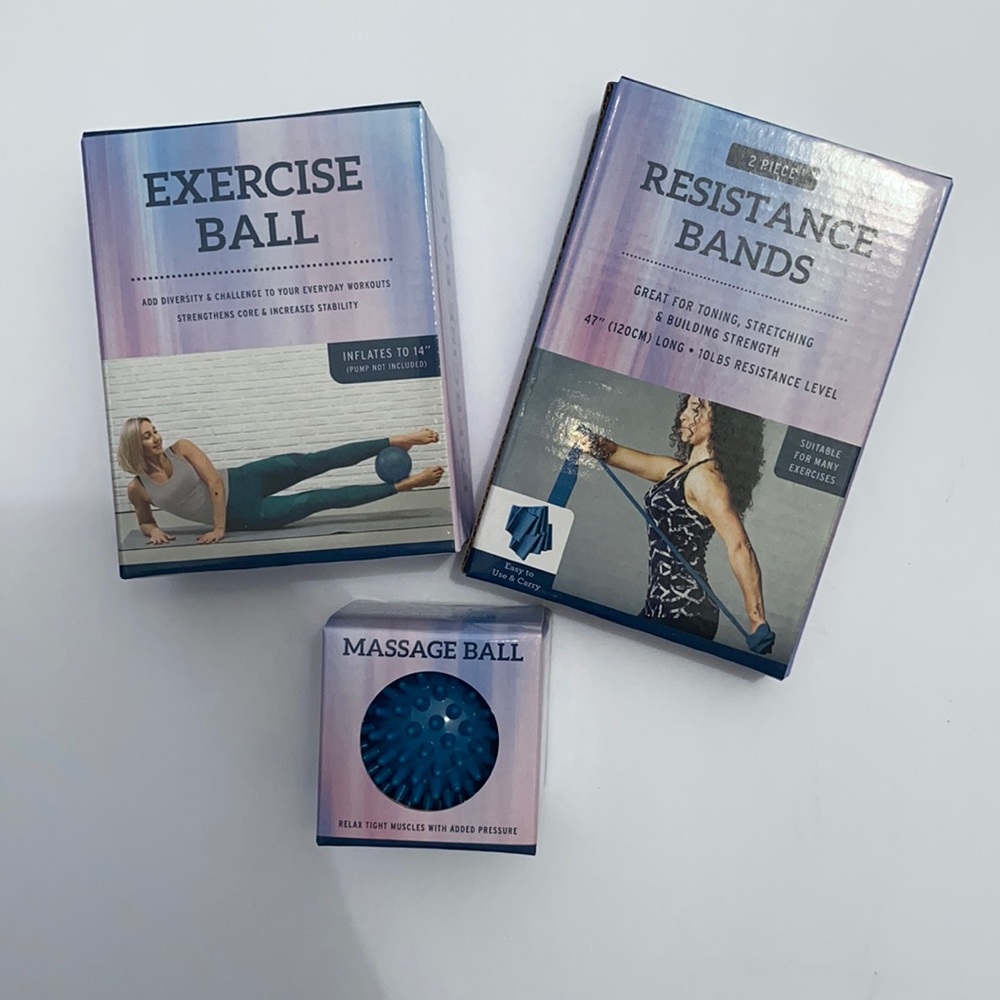 NEW Fitness Bundle - 4 pieces - Blue